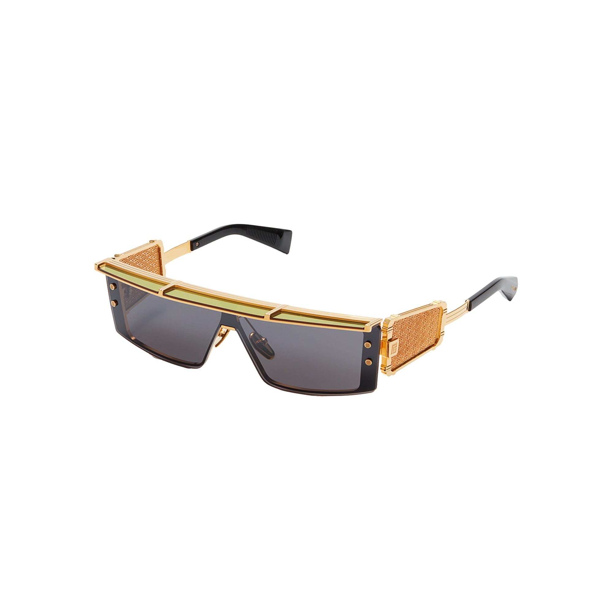 Gold Black Side Lens w /PB pattern WONDER BOY III Lunettes de soleil