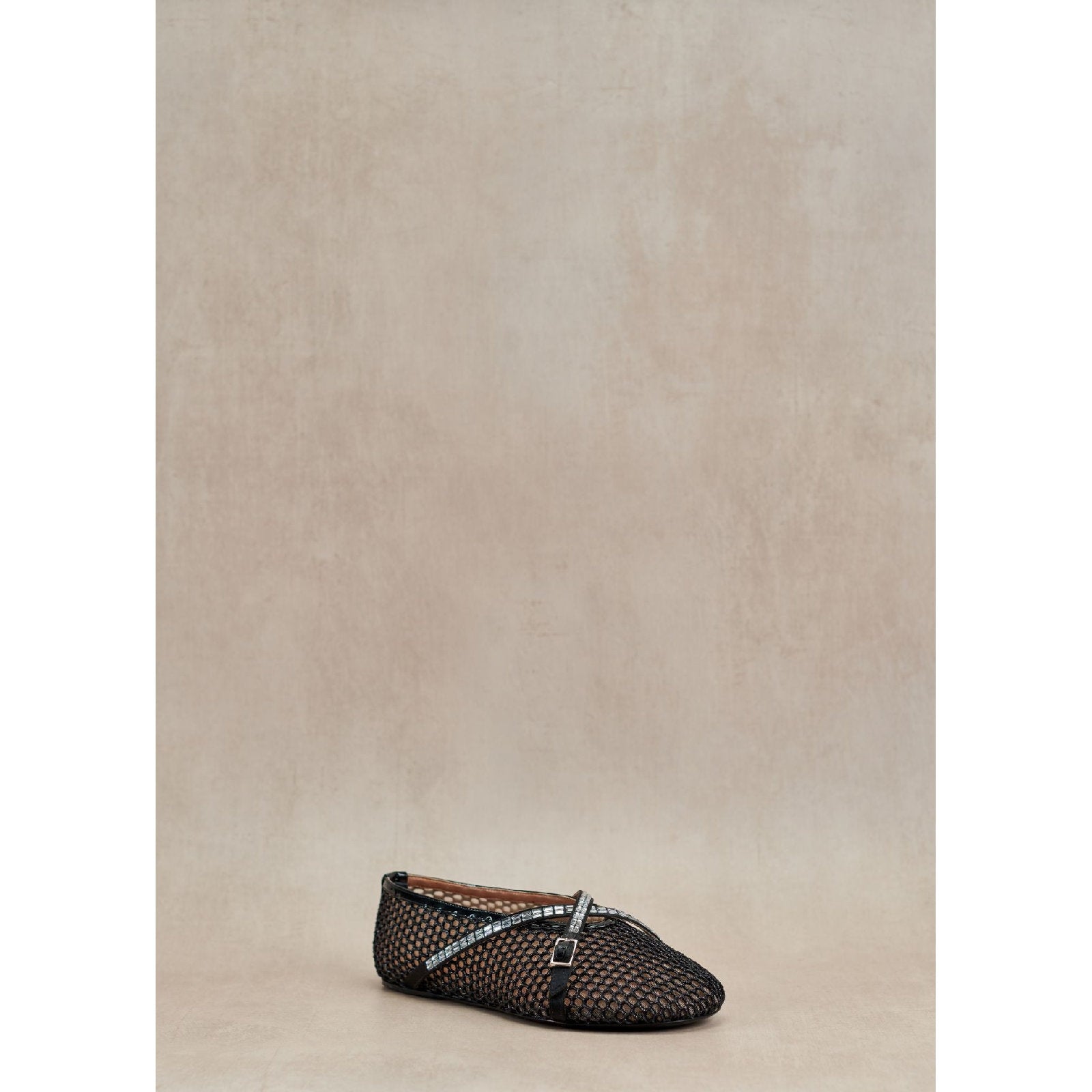 Bambi ballerinas - Black mesh