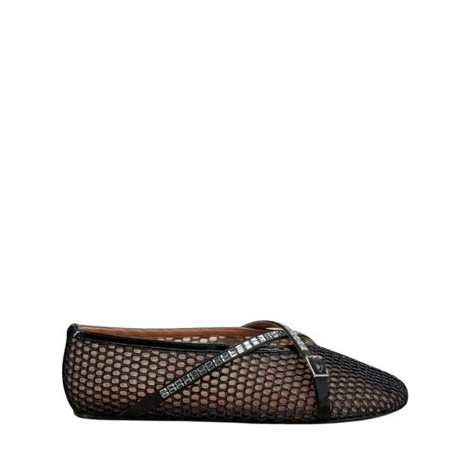 Bambi ballerinas - Black mesh