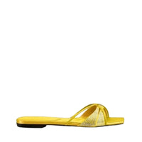 Lust flat sandals - Yellow crystal