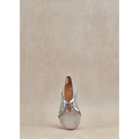 Bambi ballerinas - Silver mesh