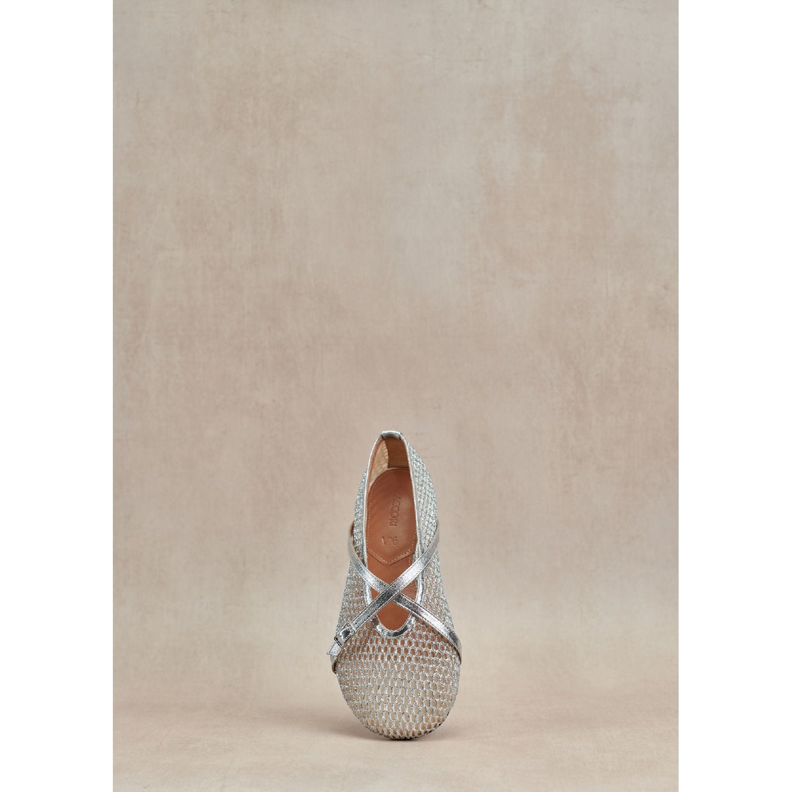 Bambi ballerinas - Silver mesh