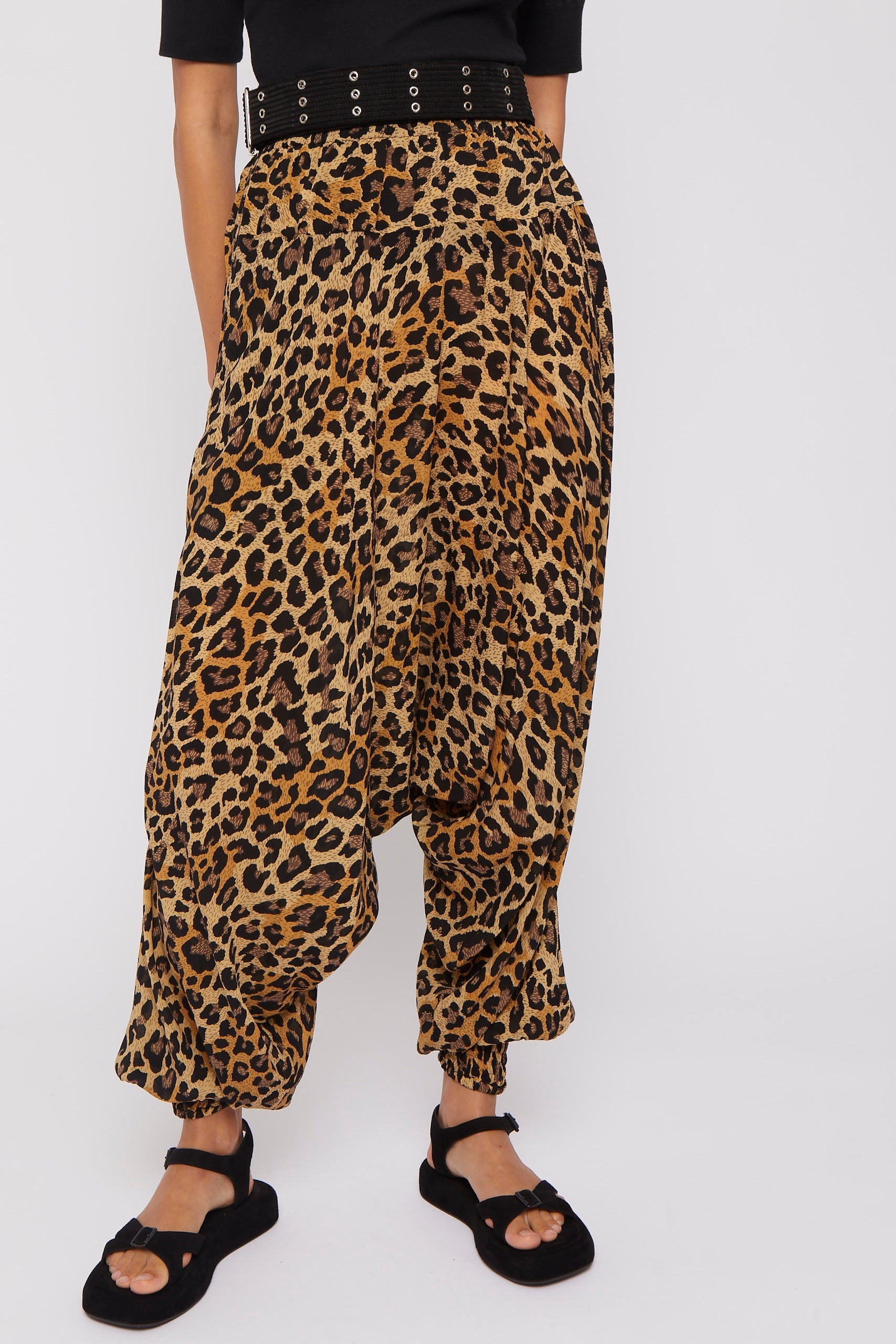 Pantalon sarouel Banana - Leopard