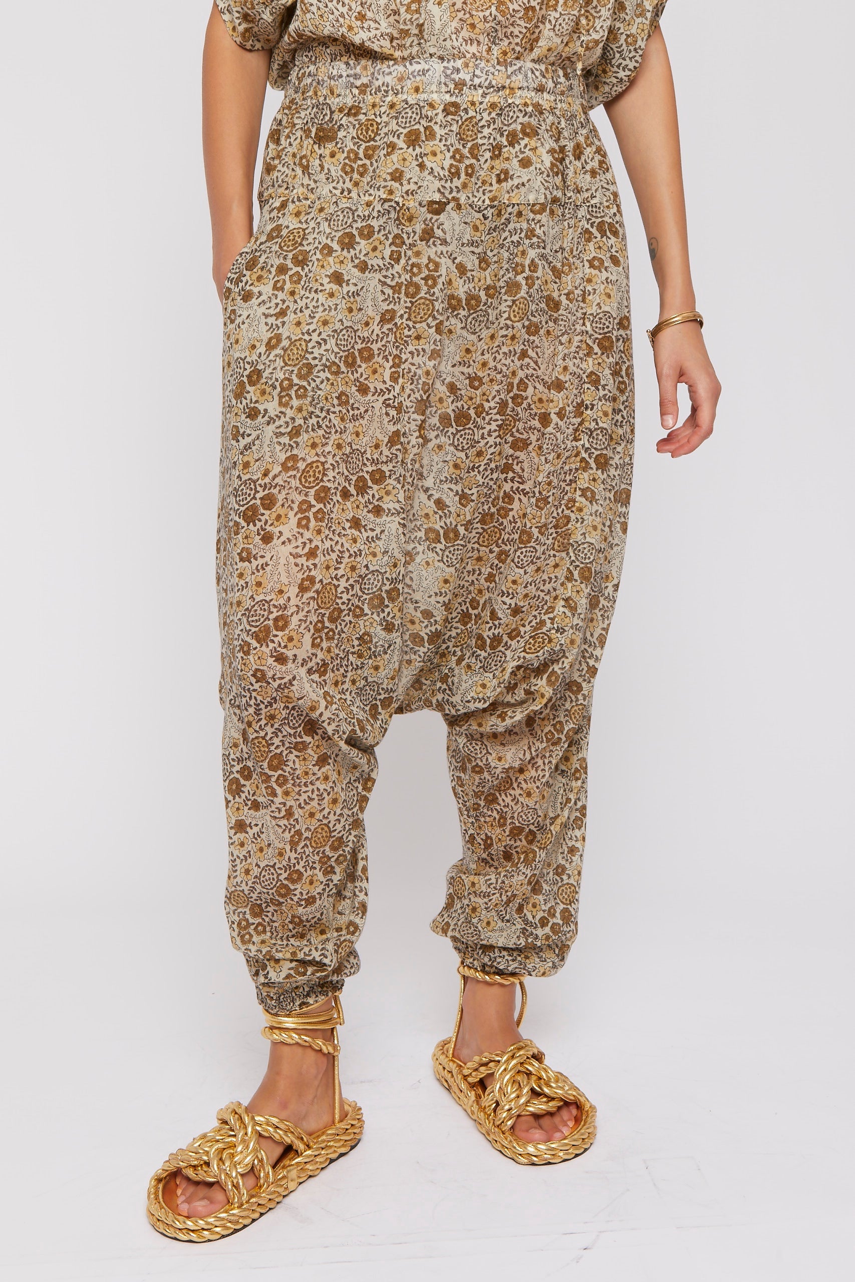 ZNOSTOCK_YELLOW PANTS BANANA - Yellow