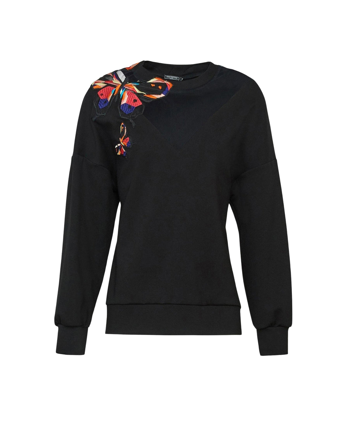 Sweat bi-matière Banga - Black