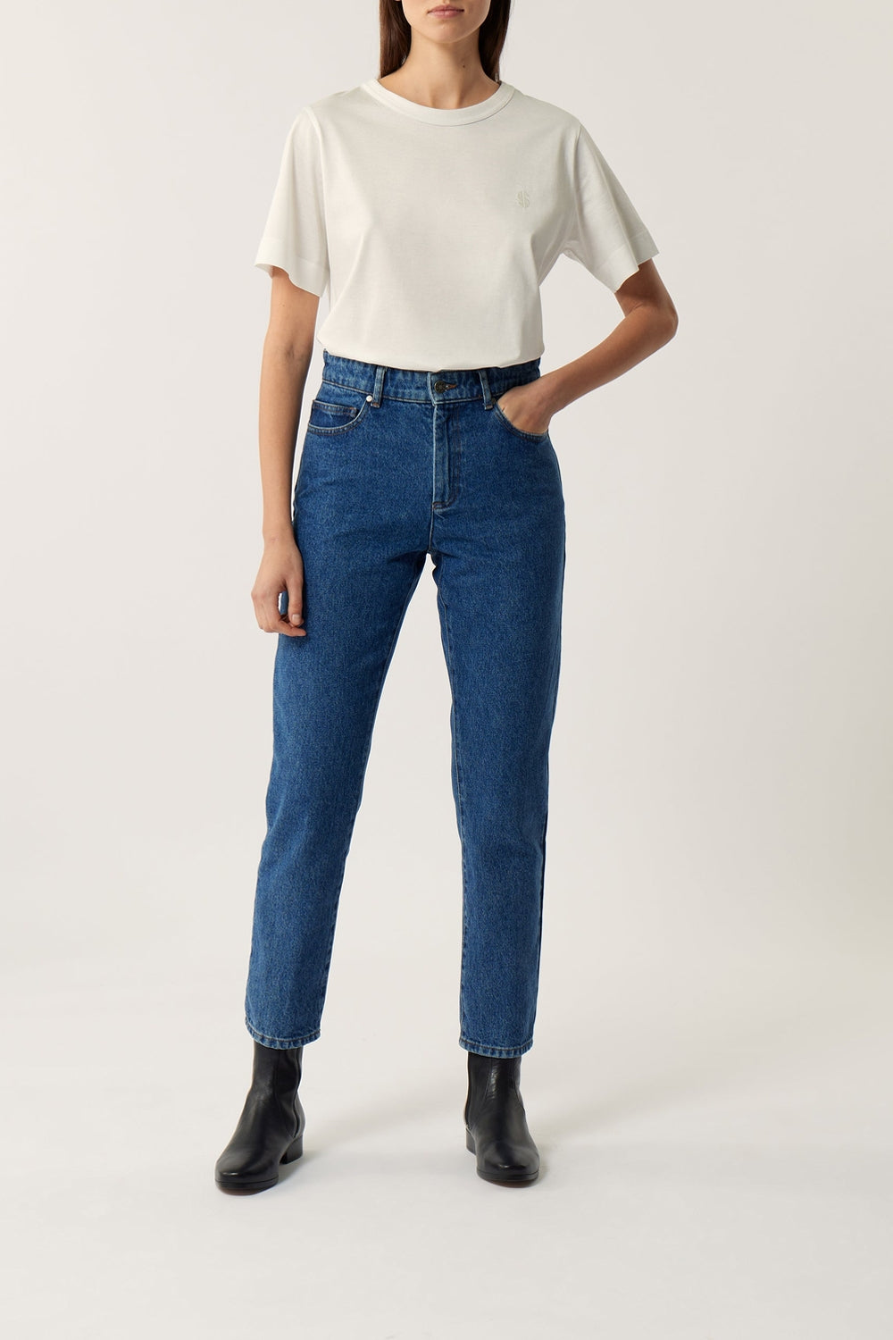 DENIM BLEU DELAVE JEAN DROIT BARNEY