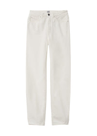 Pantalon à pattes de baril en denim  - Off White