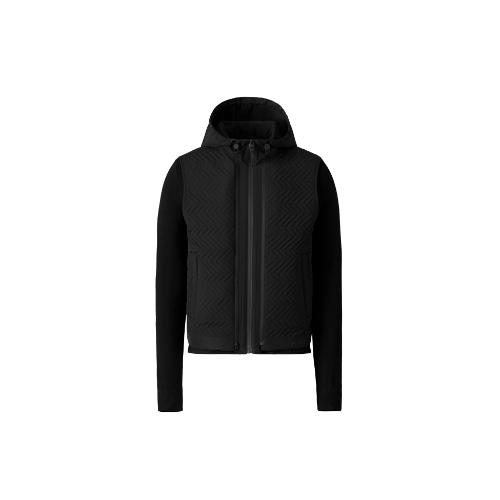 Black Men's Mixed Media Jacket