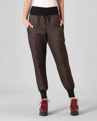 Pantalon Barth à motif - Black