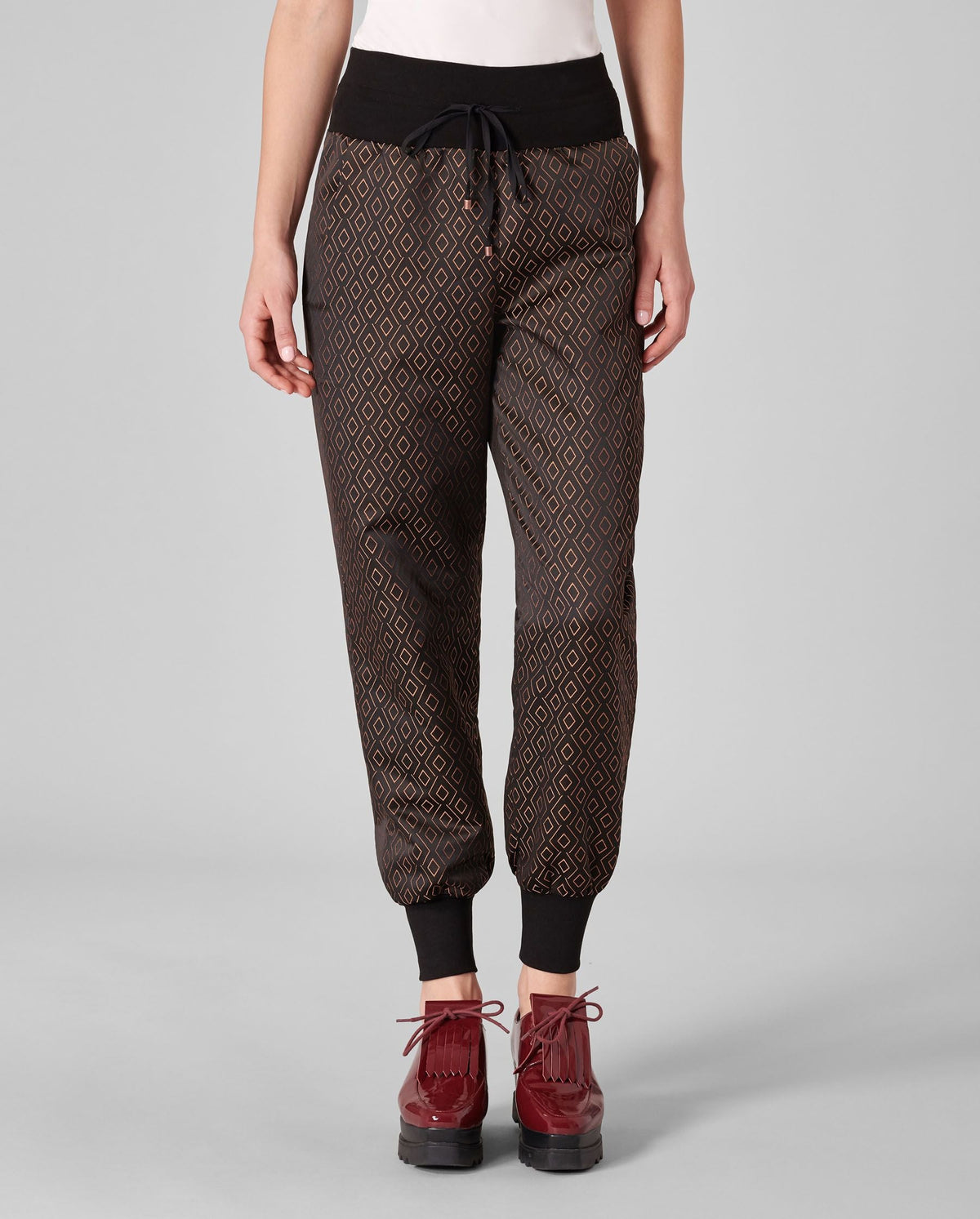 Pantalon Barth à motif - Black