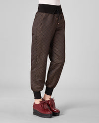 Pantalon Barth à motif - Black