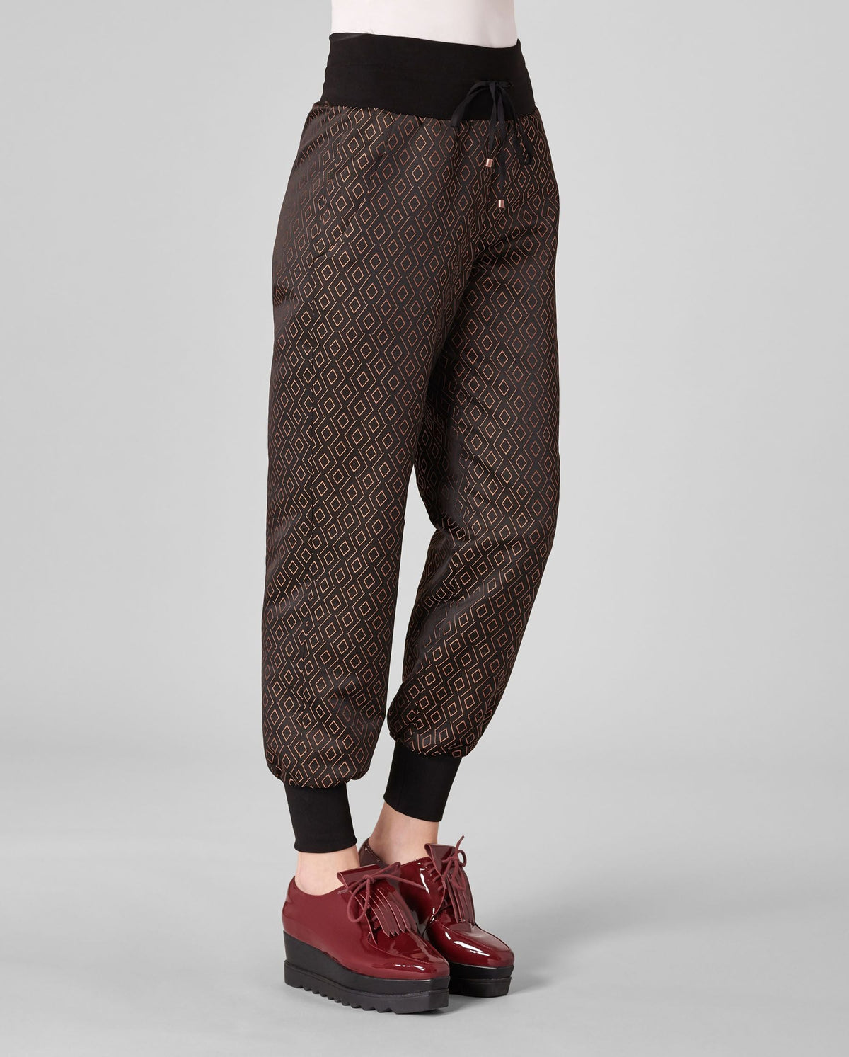 Pantalon Barth à motif - Black