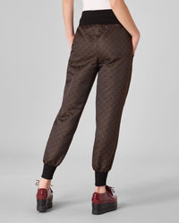 Pantalon Barth à motif - Black