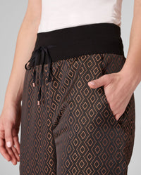 Pantalon Barth à motif - Black