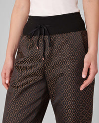 Pantalon Barth à motif - Black