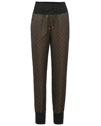 Pantalon Barth à motif - Black
