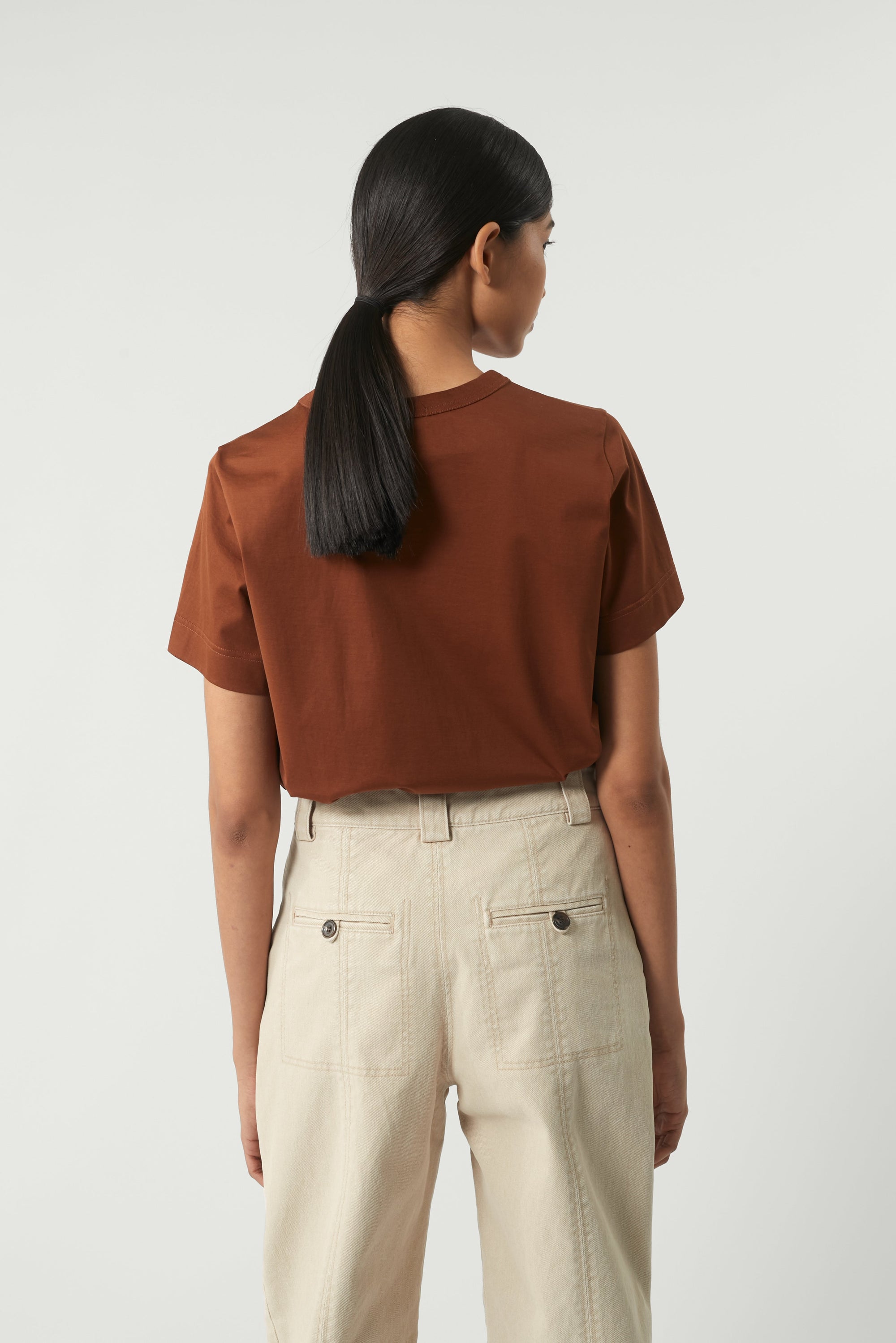 NOISETTE _ Tee-Shirt Basic - Noisette