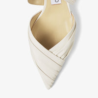 Escarpins Basil 75 en cuir - Latte