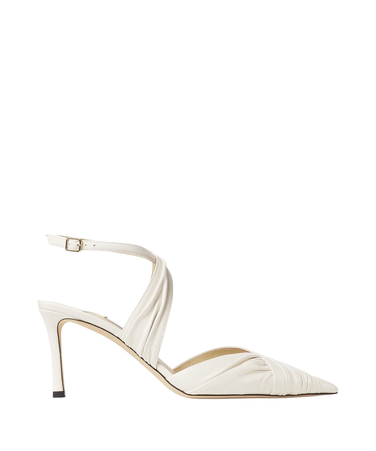 Escarpins Basil 75 en cuir - Latte