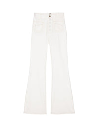 1qty RELIQUAT 75€ 100%  / Pantalon évasé Balise - White