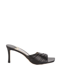 Basil 75 leather mules - Black