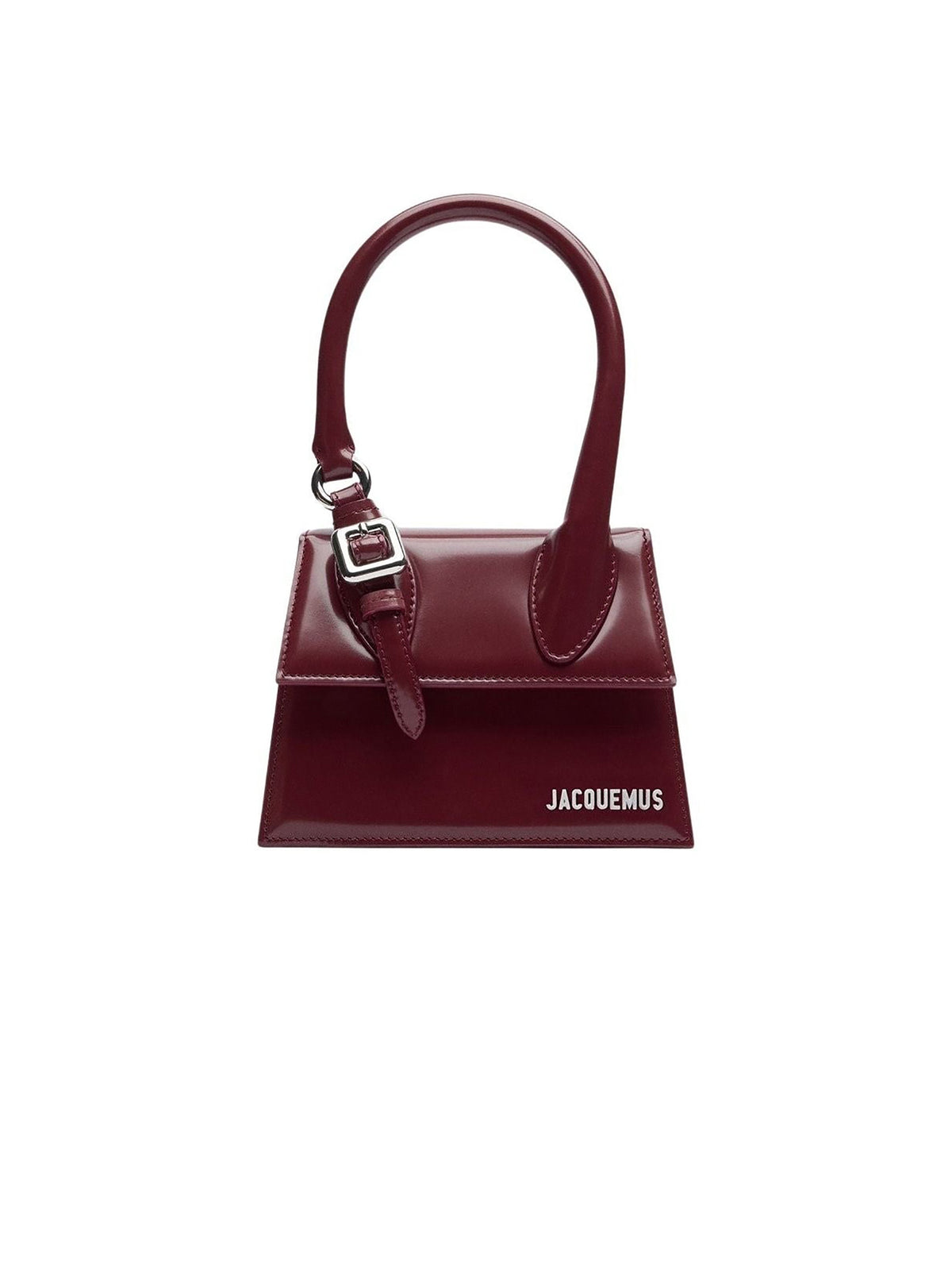 Sac Chiquito à boucle en cuir - Burgundy