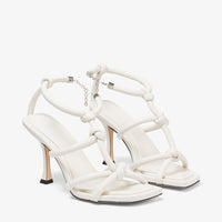 Sandales Bay 90 en cuir - Latte