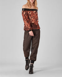 Pantalon Barth à motif - Black