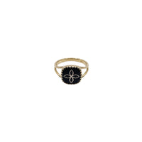 Bague en or jaune - Black Onyx