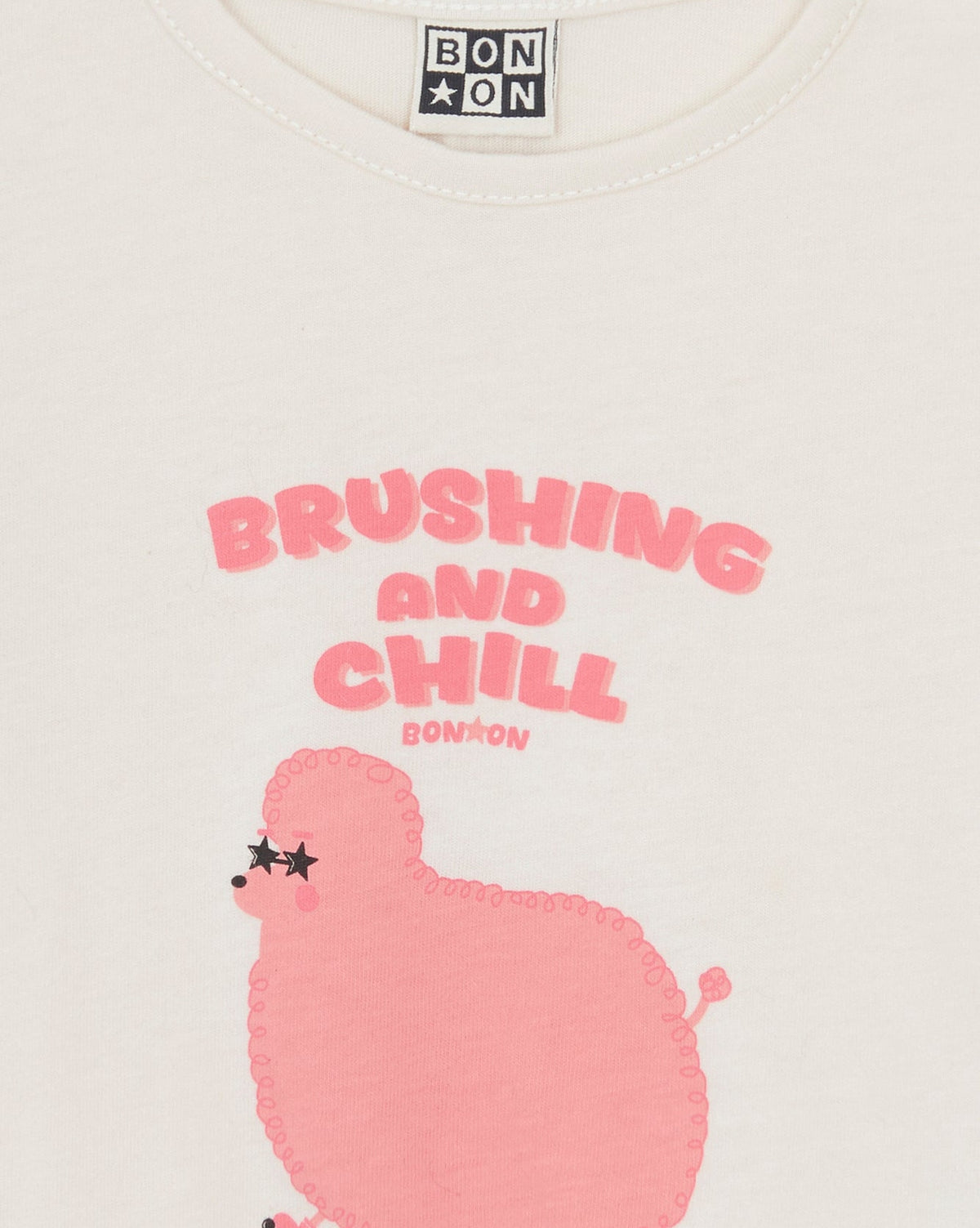 T-shirt Taxi Brushing en coton - Mouton