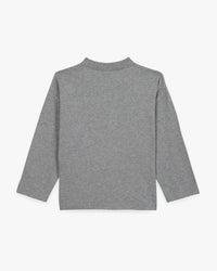 Laurel Winter cotton T-shirt - Charcoal Grey