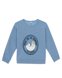 Sweatshirt Laurel Snowvibe en coton - Bleu Givre