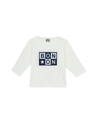 Cotton Taxi Logo T-shirt - Ecru Bonton