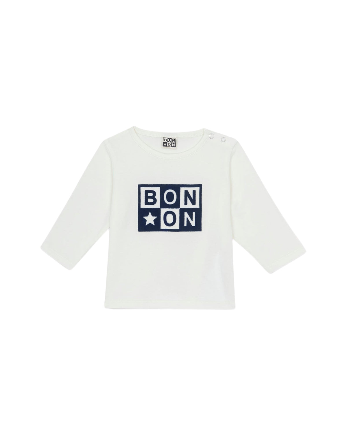 Cotton Taxi Logo T-shirt - Ecru Bonton