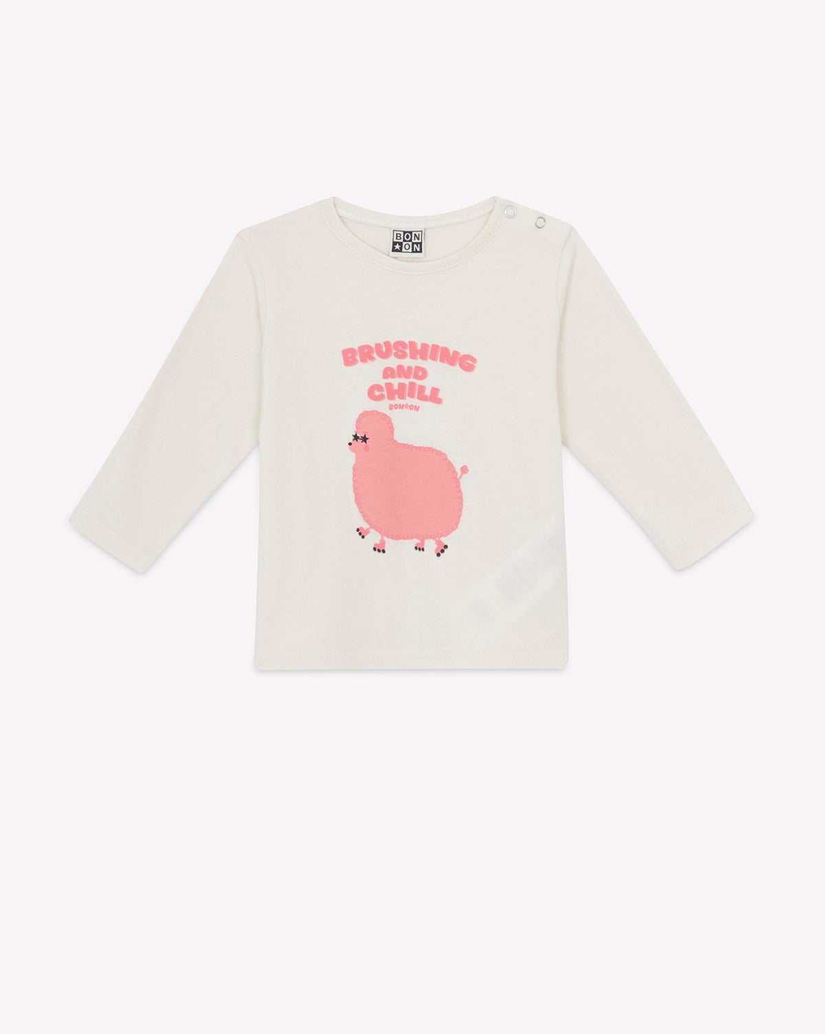 Cotton Taxi Logo T-shirt - Ecru Bonton