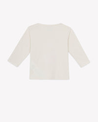 Cotton Taxi Logo T-shirt - Ecru Bonton