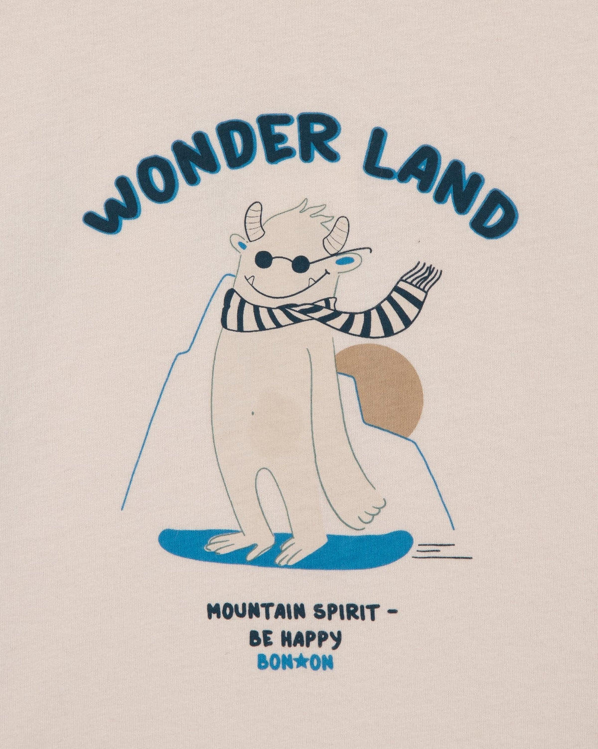 Tipi Wonderland cotton T-shirt - Nordic Blue