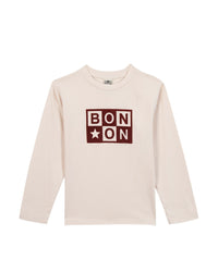 T-shirt Taxo Logo en coton - Ecru Bonton