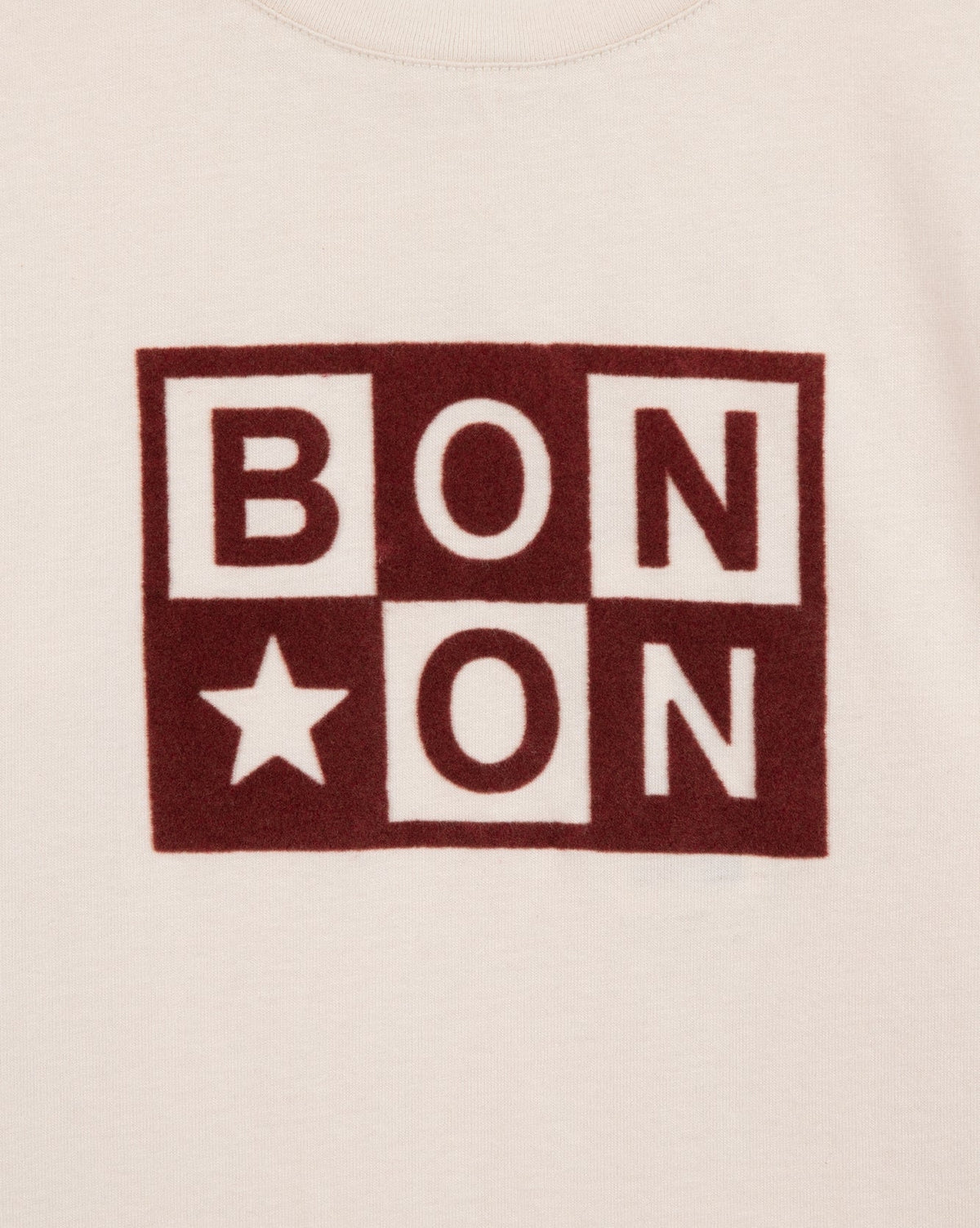 T-shirt Taxo Logo en coton - Ecru Bonton