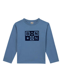 Taxo Logo cotton T-shirt - Nordic Blue