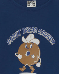 Taxi Donut cotton T-shirt - Raw Blue