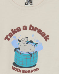 Taxi Break cotton T-shirt - Mouton