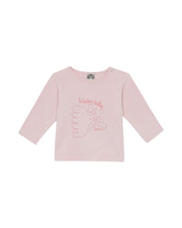 T-shirt Taxi Winter en coton - Rose Blossom