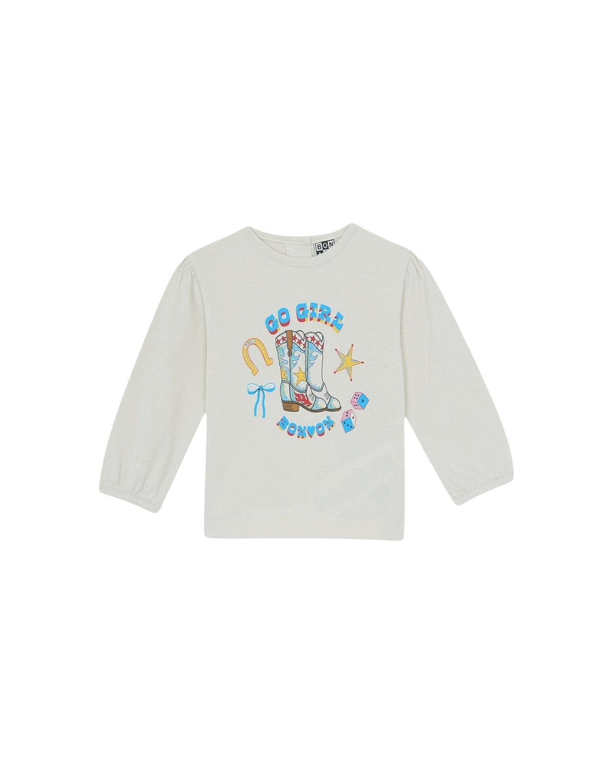T-shirt Titty Go Girl en coton - Mouton