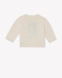 Misty Flower cotton jumper - Mouton