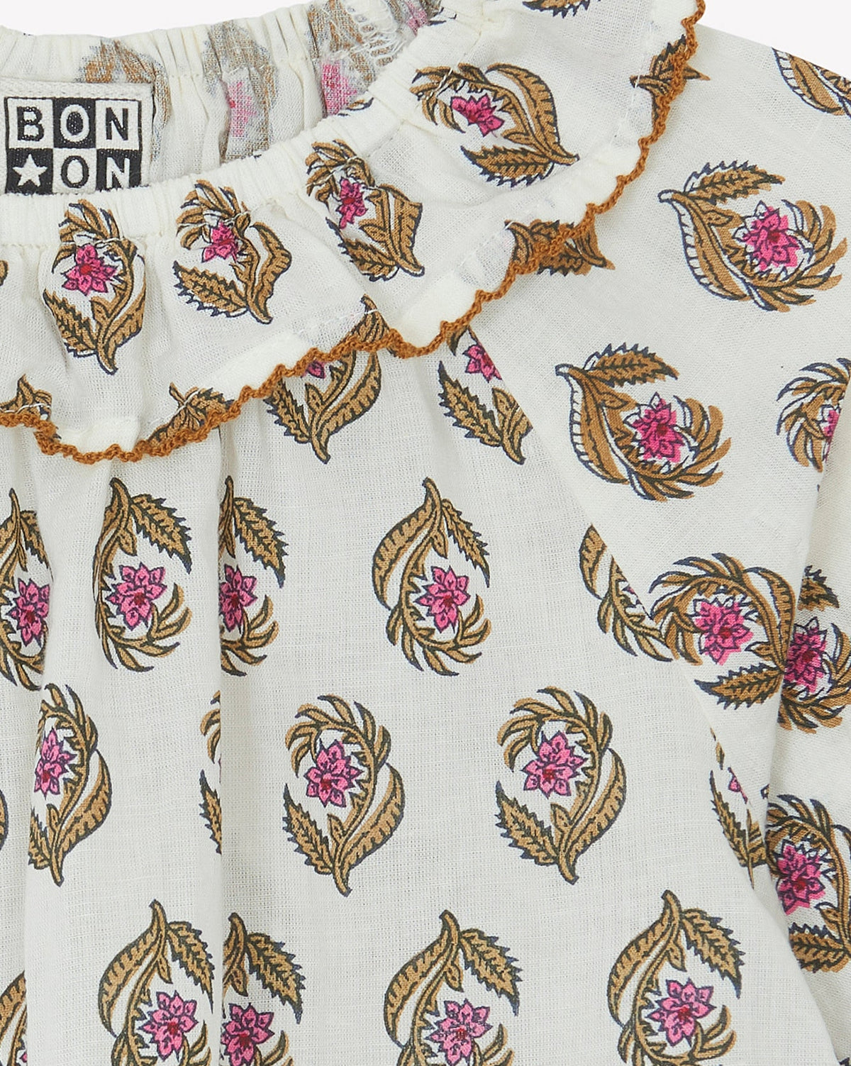 Solane cotton blouse - Blockprint
