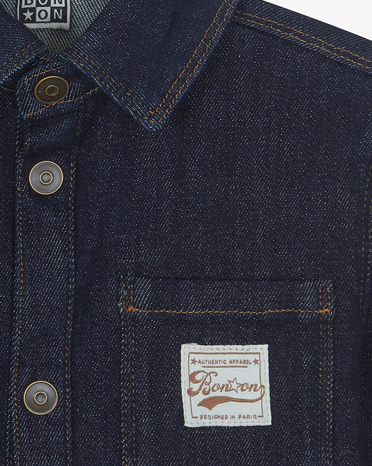 Michael cotton shirt - Raw Denim