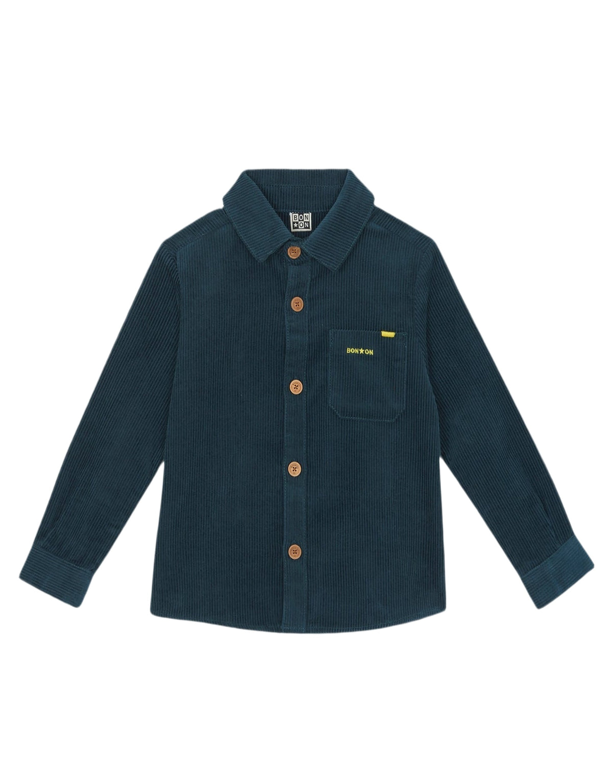 Lenny cotton overshirt - Blue Lake