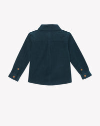 Lenny cotton overshirt - Blue Lake
