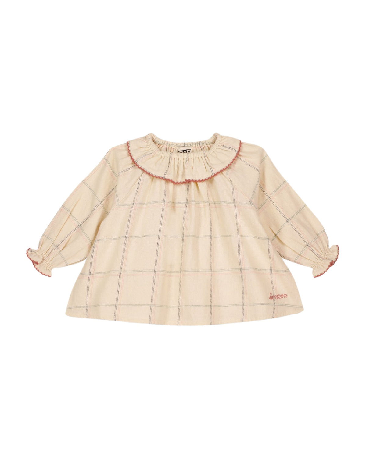 Solange cotton blouse - Winter check